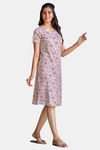 Sweetmoon Long T Shirt Nightdress - Purple — thumbnail 4